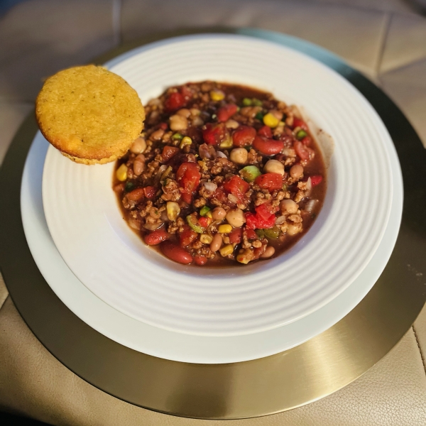 Grandma's Slow Cooker Vegetarian Chili