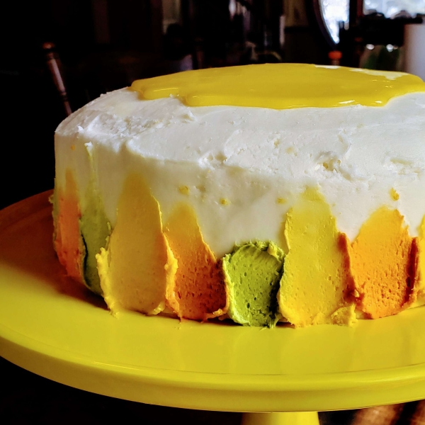 Lemon Cake with Lemon Filling and Lemon Butter Frosting