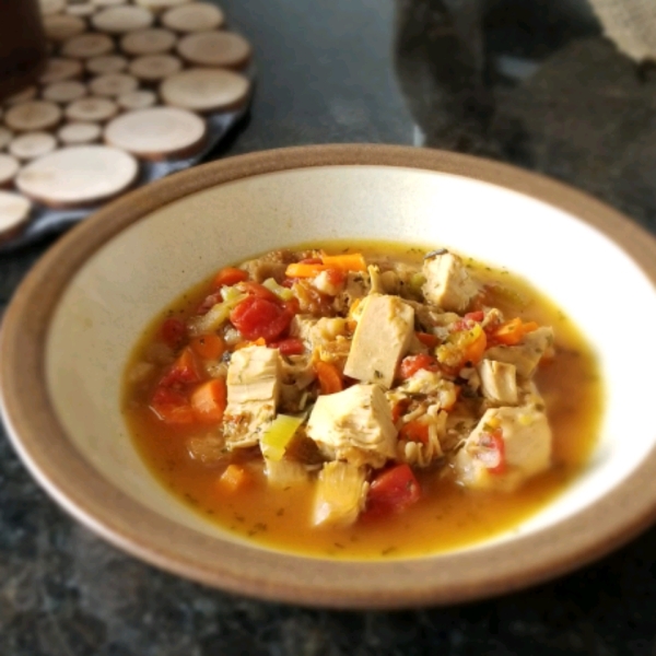 Turkey Stuffing Soup