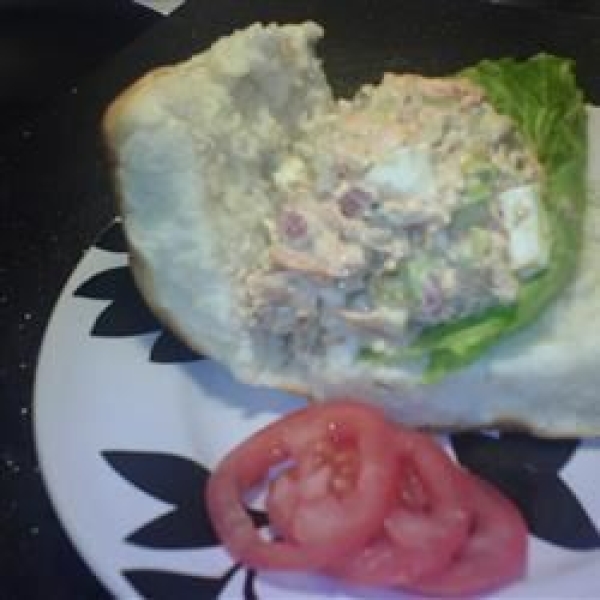 Creamy Salmon Salad with Mayo