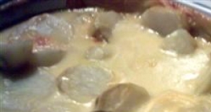 Easy Cheddar Cheese Potato Bake