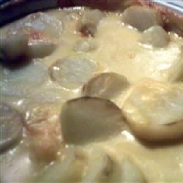 Easy Cheddar Cheese Potato Bake