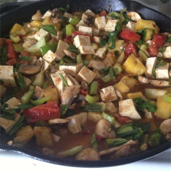 Vegetarian Coconut Curry with Tofu