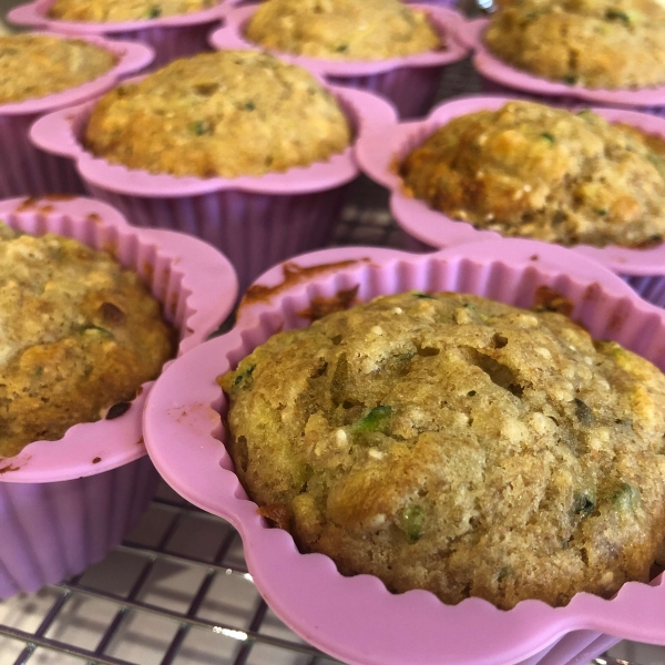 Apple, Carrot, and Chia Muffins