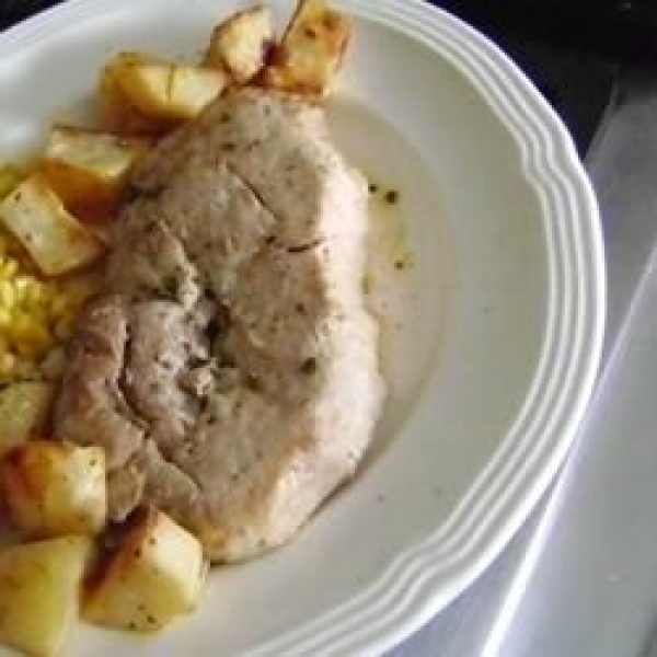 Pork Tenderloin with Tomato and Pepper Sauce