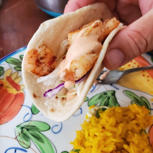 Grilled Spicy Shrimp Tacos