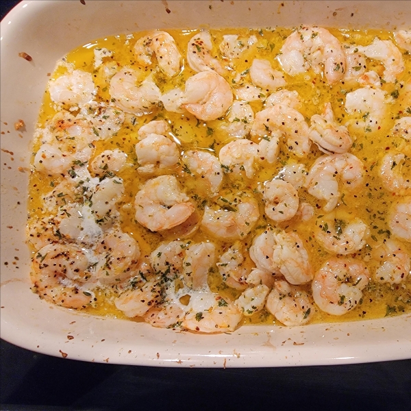 Baked Lemon-Pepper Shrimp