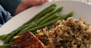 Spicy-Sweet Glazed Salmon