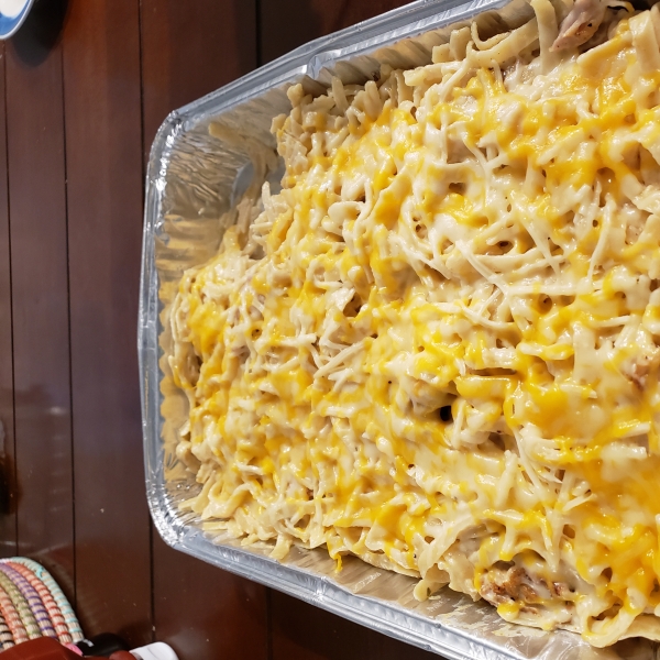 Chicken Alfredo Bake