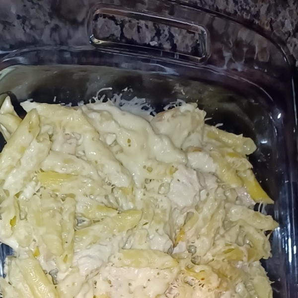 Chicken Alfredo Bake