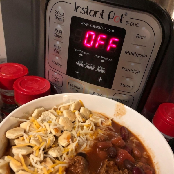 Instant Pot® Venison and Bean Chili