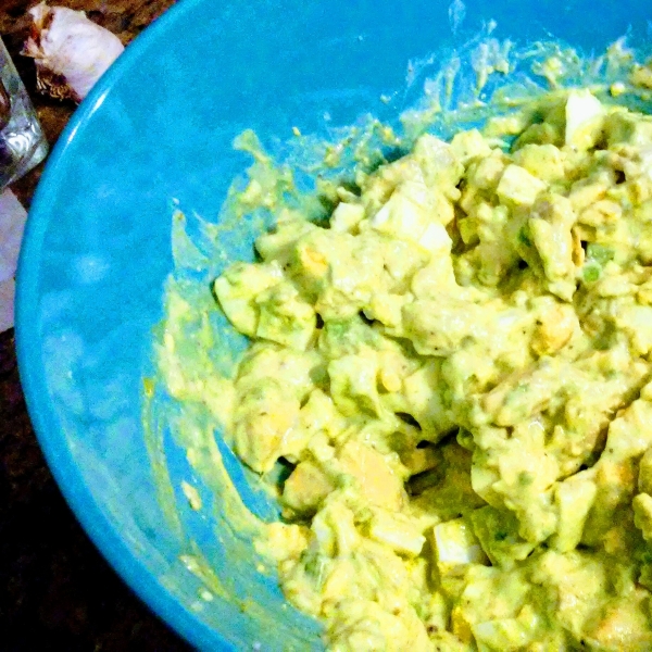 Light Avocado Egg Salad