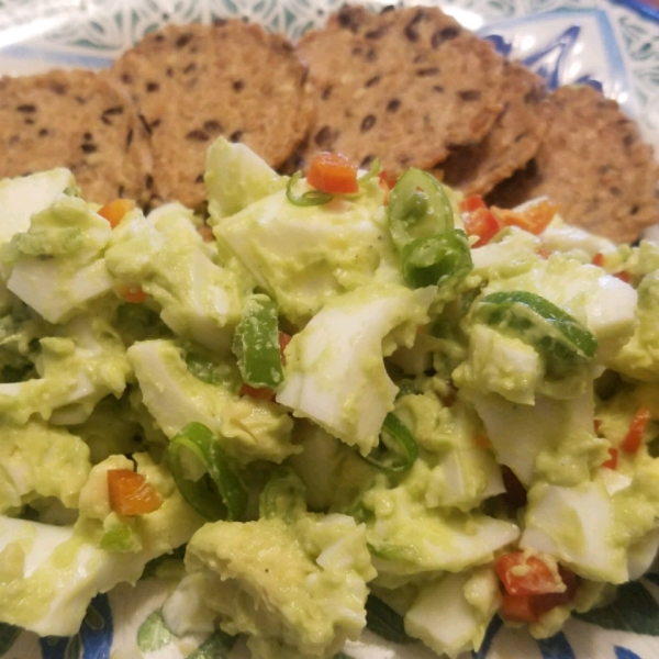 Light Avocado Egg Salad