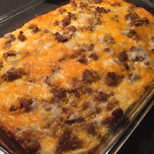 English Muffin Breakfast Strata