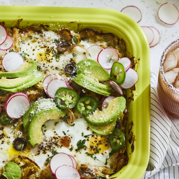 Verde Chilaquiles with Eggs