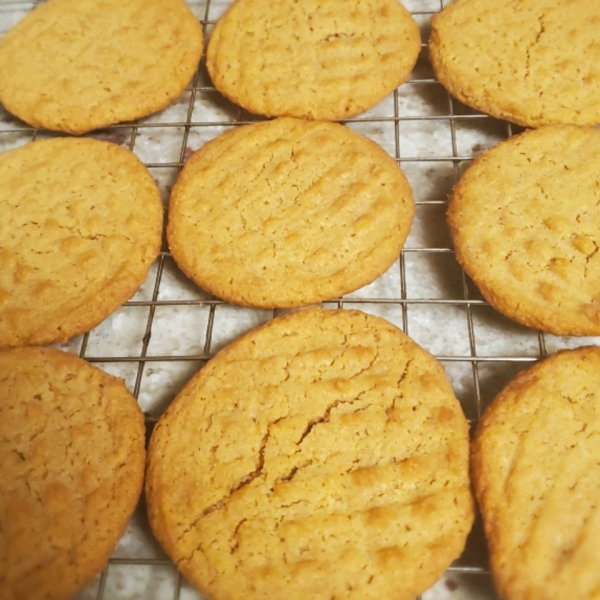 Eggless Peanut Butter Cookies