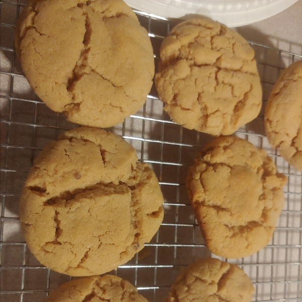 Eggless Peanut Butter Cookies