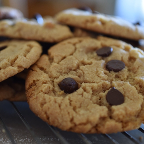 Eggless Peanut Butter Cookies