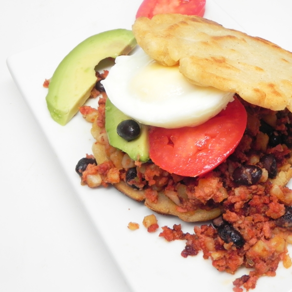 Corned Beef Hash Arepas