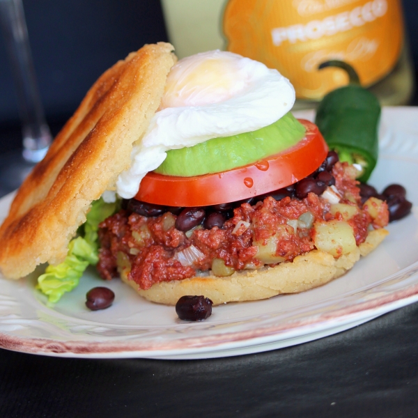 Corned Beef Hash Arepas