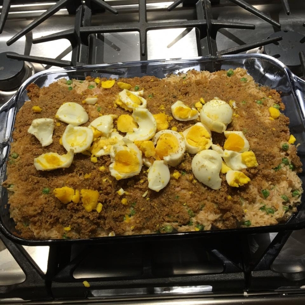 Curry Tuna and Rice Casserole