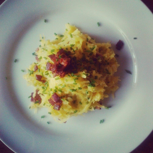 Spaghetti Squash Carbonara