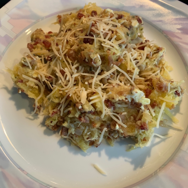 Spaghetti Squash Carbonara