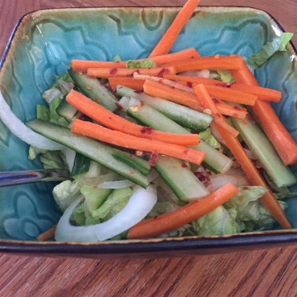 Korean Salad with Sesame Dressing