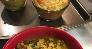 Lentil Soup with Golden Beets and Rutabaga