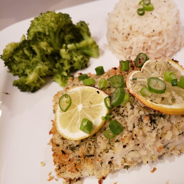 Herb Crusted Halibut