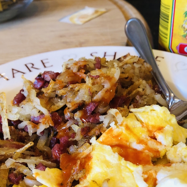 One Skillet Corned Beef Hash