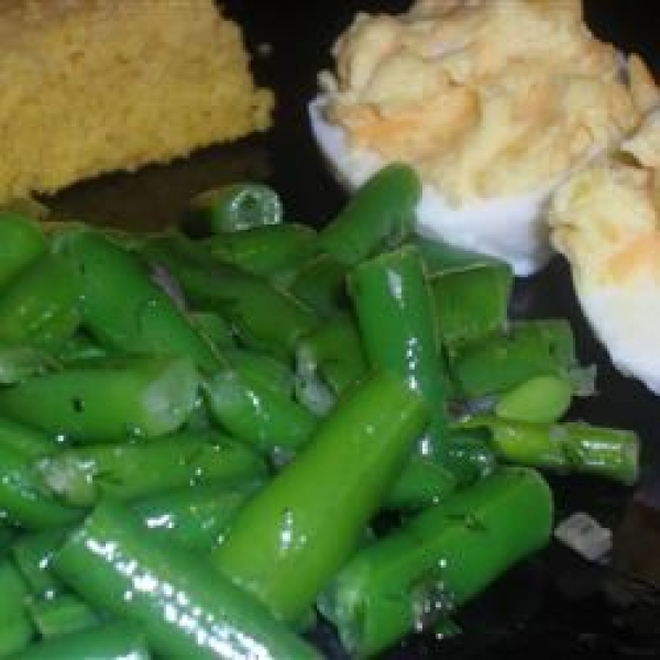 Sauteed Dilled Green Beans