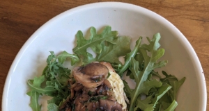 Mushroom and Ricotta Bruschetta