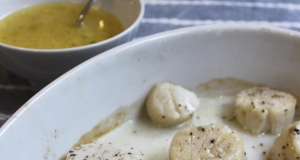 Scallops with White Wine Sauce II