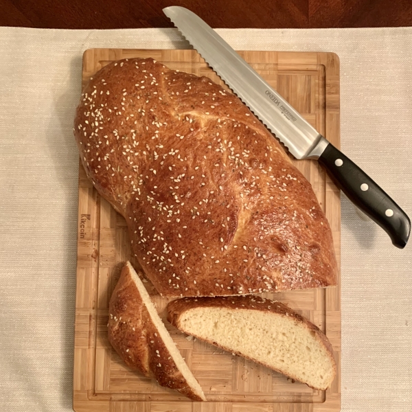 Bread Machine Challah for Shabbat and Festivals