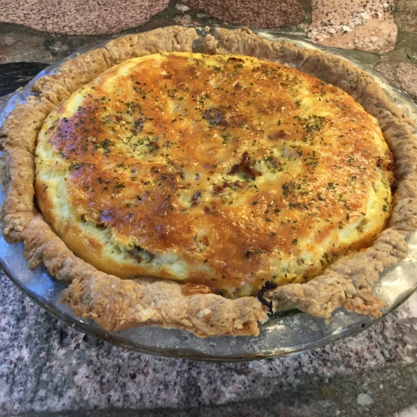 Sausage and Sun-Dried Tomato Quiche