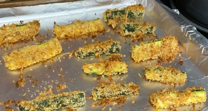 Baked Panko-Breaded Zucchini Fries