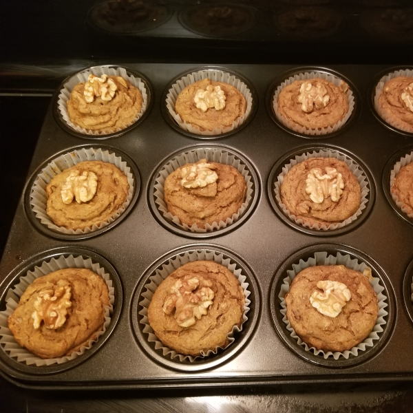 Dietetic Banana Nut Muffins