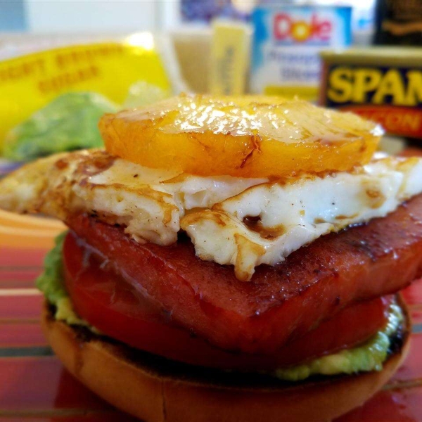 The Ultimate Open-faced Breakfast SPAMWICH Sandwich