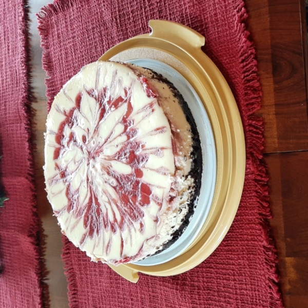 White Chocolate Raspberry Cheesecake