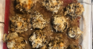 Savory Crab Stuffed Mushrooms