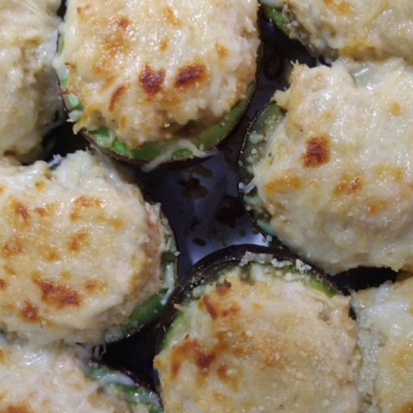 Savory Crab Stuffed Mushrooms