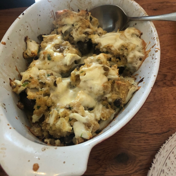 Savory Crab Stuffed Mushrooms