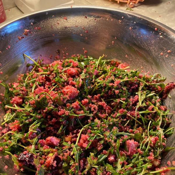 Quinoa, Beet, and Arugula Salad