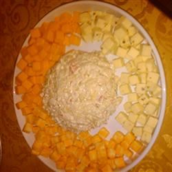 Devil Crab Cream Cheese Ball