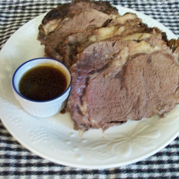 Rubbed Prime Rib with Chili and Mustard