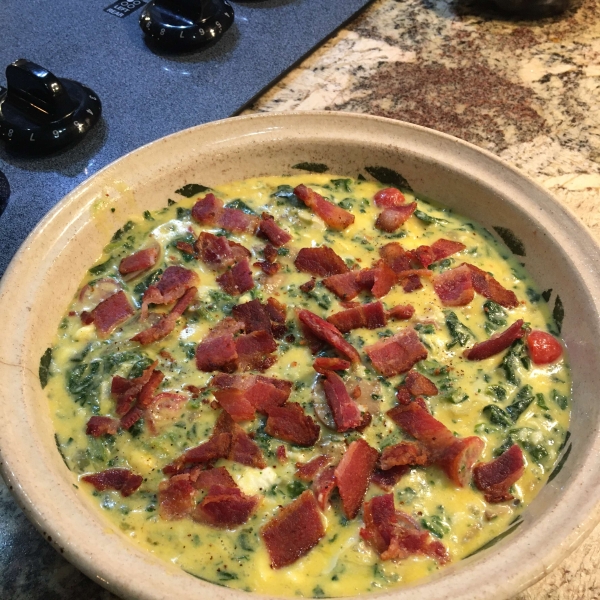 Spinach and Mushroom Frittata