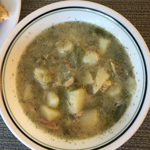 Russian Green Bean and Potato Soup