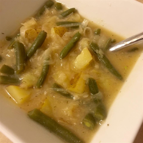 Russian Green Bean and Potato Soup