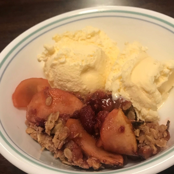 Apple-Raspberry Crisp